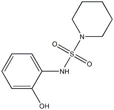 N-(2-hydroxyphenyl)piperidine-1-sulfonamide Structure