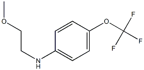 N-(2-methoxyethyl)-4-(trifluoromethoxy)aniline Structure