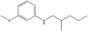 N-(2-methylpentyl)-3-(methylsulfanyl)aniline Structure