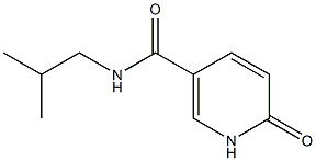 N-(2-methylpropyl)-6-oxo-1,6-dihydropyridine-3-carboxamide 구조식 이미지