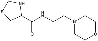 N-(2-morpholin-4-ylethyl)-1,3-thiazolidine-4-carboxamide Structure