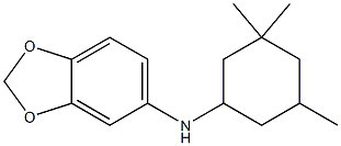 N-(3,3,5-trimethylcyclohexyl)-2H-1,3-benzodioxol-5-amine 구조식 이미지