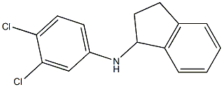 N-(3,4-dichlorophenyl)-2,3-dihydro-1H-inden-1-amine 구조식 이미지