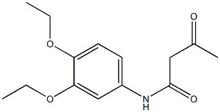 N-(3,4-diethoxyphenyl)-3-oxobutanamide 구조식 이미지