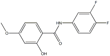 N-(3,4-difluorophenyl)-2-hydroxy-4-methoxybenzamide Structure