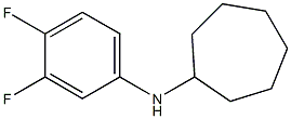 N-(3,4-difluorophenyl)cycloheptanamine Structure