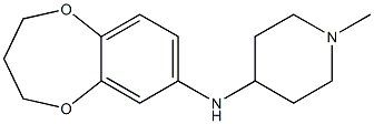 N-(3,4-dihydro-2H-1,5-benzodioxepin-7-yl)-1-methylpiperidin-4-amine 구조식 이미지