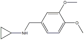 N-(3,4-dimethoxybenzyl)cyclopropanamine Structure