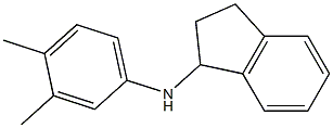 N-(3,4-dimethylphenyl)-2,3-dihydro-1H-inden-1-amine Structure