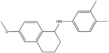 N-(3,4-dimethylphenyl)-6-methoxy-1,2,3,4-tetrahydronaphthalen-1-amine Structure