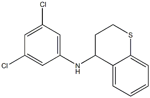 N-(3,5-dichlorophenyl)-3,4-dihydro-2H-1-benzothiopyran-4-amine 구조식 이미지