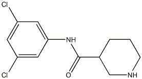 N-(3,5-dichlorophenyl)piperidine-3-carboxamide 구조식 이미지