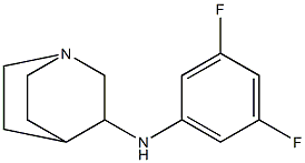 N-(3,5-difluorophenyl)-1-azabicyclo[2.2.2]octan-3-amine Structure