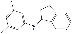 N-(3,5-dimethylphenyl)-2,3-dihydro-1H-inden-1-amine 구조식 이미지