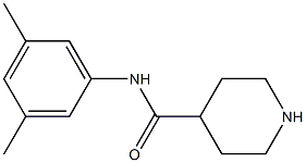 N-(3,5-dimethylphenyl)piperidine-4-carboxamide 구조식 이미지