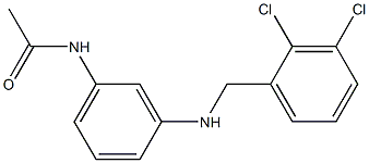 N-(3-{[(2,3-dichlorophenyl)methyl]amino}phenyl)acetamide Structure