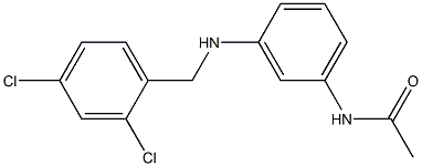 N-(3-{[(2,4-dichlorophenyl)methyl]amino}phenyl)acetamide Structure