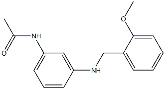 N-(3-{[(2-methoxyphenyl)methyl]amino}phenyl)acetamide Structure