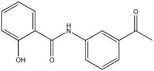 N-(3-acetylphenyl)-2-hydroxybenzamide Structure