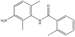 N-(3-amino-2,6-dimethylphenyl)-2-iodobenzamide 구조식 이미지