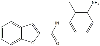 N-(3-amino-2-methylphenyl)-1-benzofuran-2-carboxamide 구조식 이미지