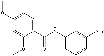 N-(3-amino-2-methylphenyl)-2,4-dimethoxybenzamide 구조식 이미지