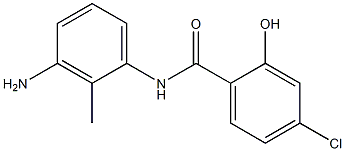 N-(3-amino-2-methylphenyl)-4-chloro-2-hydroxybenzamide Structure