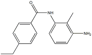 N-(3-amino-2-methylphenyl)-4-ethylbenzamide Structure