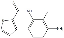 N-(3-amino-2-methylphenyl)thiophene-2-carboxamide 구조식 이미지