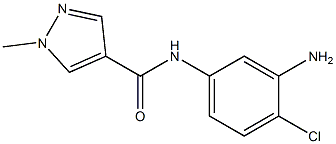 N-(3-amino-4-chlorophenyl)-1-methyl-1H-pyrazole-4-carboxamide Structure