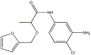 N-(3-amino-4-chlorophenyl)-2-(2-furylmethoxy)propanamide Structure