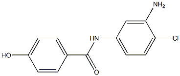 N-(3-amino-4-chlorophenyl)-4-hydroxybenzamide 구조식 이미지