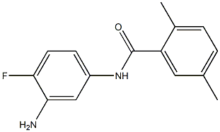 N-(3-amino-4-fluorophenyl)-2,5-dimethylbenzamide Structure