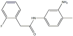 N-(3-amino-4-methylphenyl)-2-(2-fluorophenyl)acetamide Structure