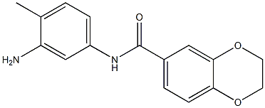 N-(3-amino-4-methylphenyl)-2,3-dihydro-1,4-benzodioxine-6-carboxamide Structure