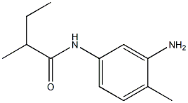 N-(3-amino-4-methylphenyl)-2-methylbutanamide 구조식 이미지