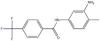 N-(3-amino-4-methylphenyl)-4-(trifluoromethyl)benzamide Structure