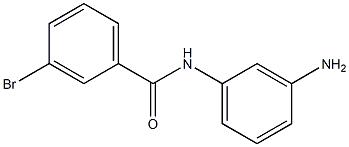 N-(3-aminophenyl)-3-bromobenzamide 구조식 이미지