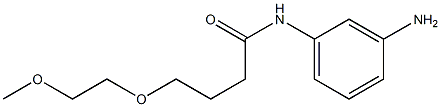 N-(3-aminophenyl)-4-(2-methoxyethoxy)butanamide 구조식 이미지