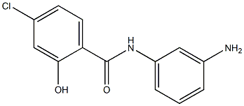 N-(3-aminophenyl)-4-chloro-2-hydroxybenzamide 구조식 이미지