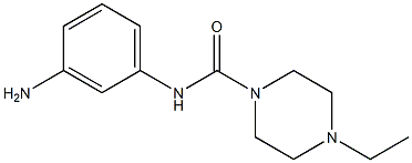 N-(3-aminophenyl)-4-ethylpiperazine-1-carboxamide Structure