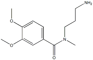 N-(3-aminopropyl)-3,4-dimethoxy-N-methylbenzamide Structure