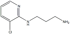 N-(3-aminopropyl)-N-(3-chloropyridin-2-yl)amine 구조식 이미지