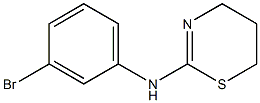 N-(3-bromophenyl)-5,6-dihydro-4H-1,3-thiazin-2-amine 구조식 이미지