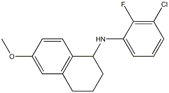 N-(3-chloro-2-fluorophenyl)-6-methoxy-1,2,3,4-tetrahydronaphthalen-1-amine Structure