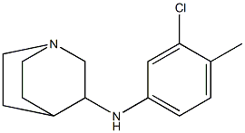 N-(3-chloro-4-methylphenyl)-1-azabicyclo[2.2.2]octan-3-amine 구조식 이미지