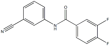 N-(3-cyanophenyl)-3,4-difluorobenzamide Structure