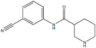 N-(3-cyanophenyl)piperidine-3-carboxamide 구조식 이미지