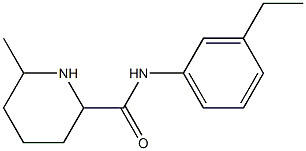 N-(3-ethylphenyl)-6-methylpiperidine-2-carboxamide Structure