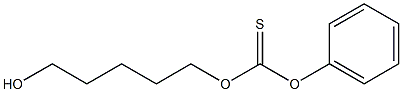 5-[(Phenoxythiocarbonyl)oxy]pentan-1-ol 구조식 이미지